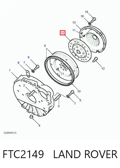 Disco de embraiagem Land Rover Range Rover II