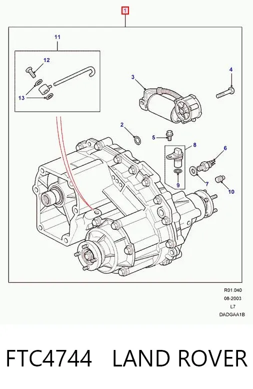 Caixa de transferência Land Rover Range Rover II