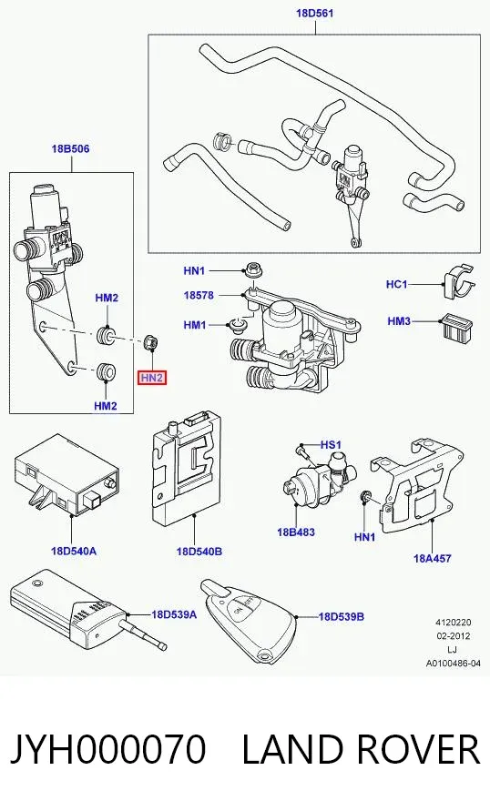  JYH000070 Land Rover