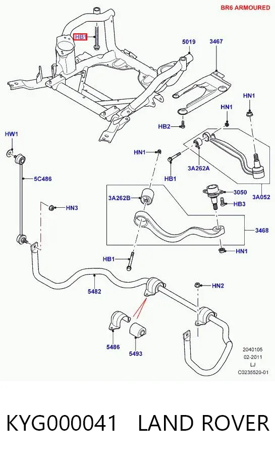  KYG000041 Land Rover