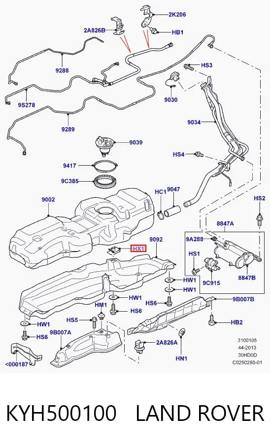  KYH500100 Land Rover