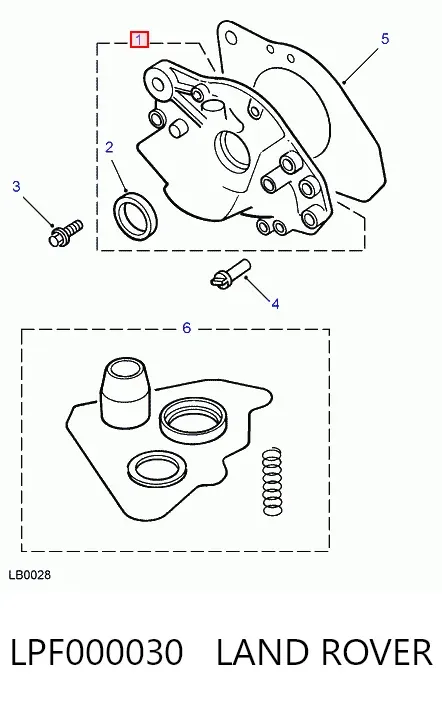Bomba de óleo Rover 25 RF