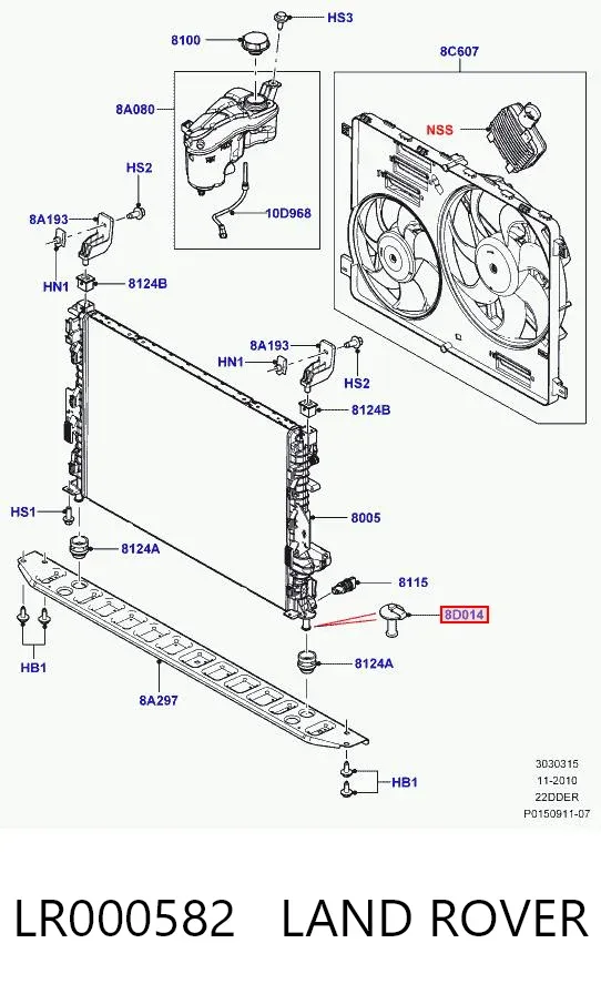  LR000582 Land Rover