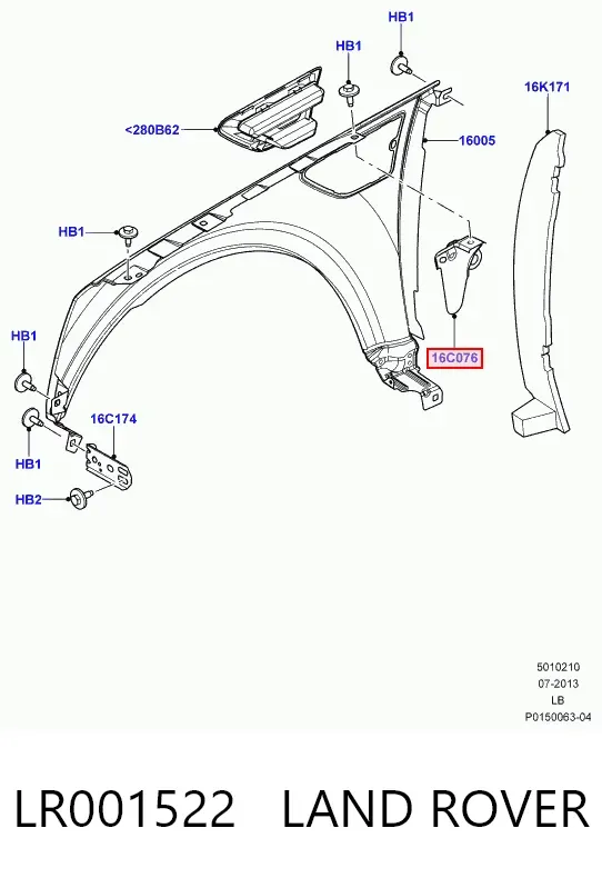  LR001522 Land Rover