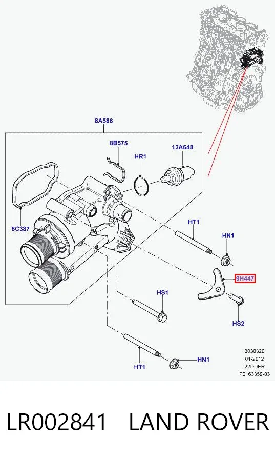  LR002841 Land Rover