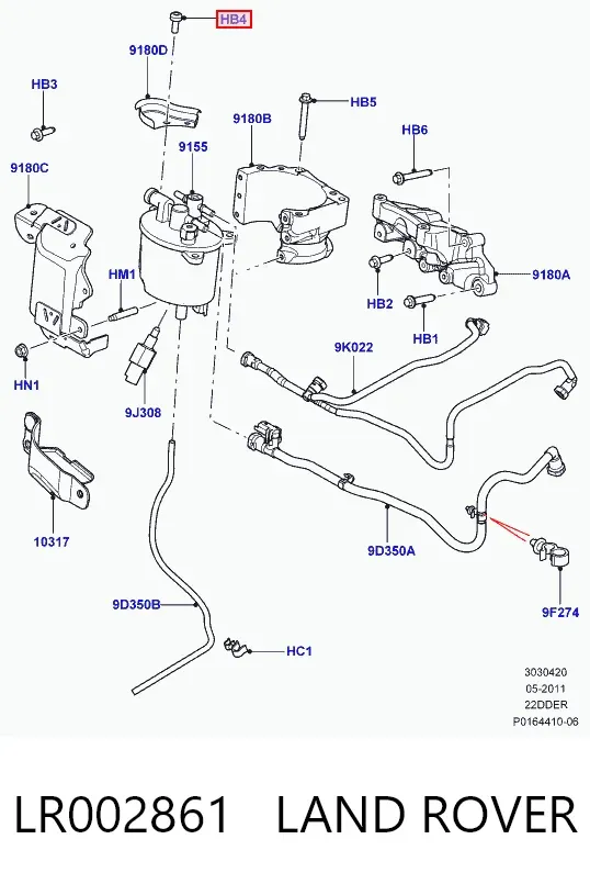 LR002861 Land Rover