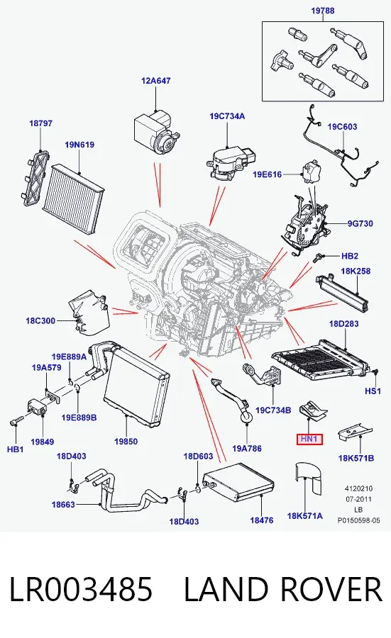  LR003485 Land Rover
