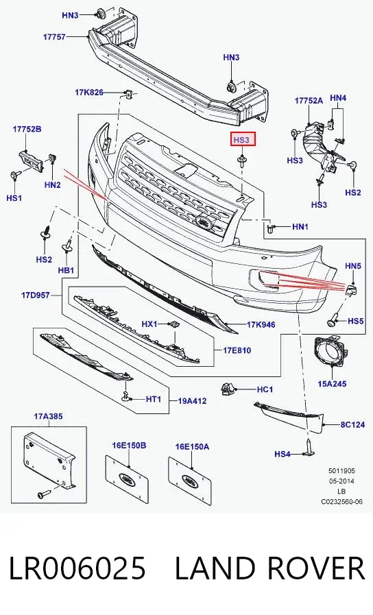  LR006025 Land Rover