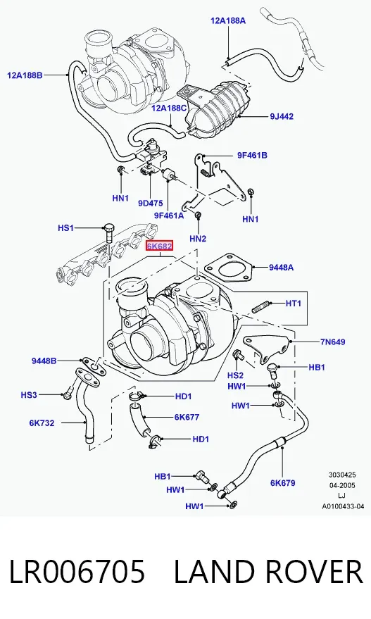 Turbina LR006705 Land Rover