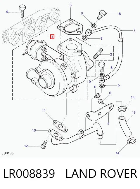 Turbina LR008839 Land Rover