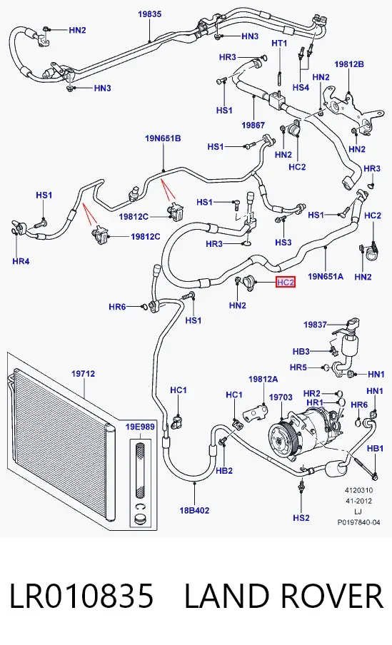  LR010835 Land Rover