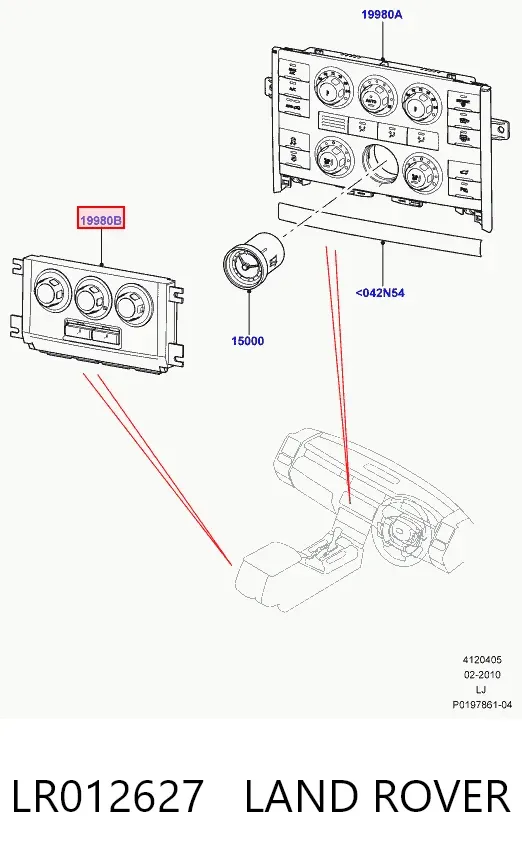  LR012627 Land Rover