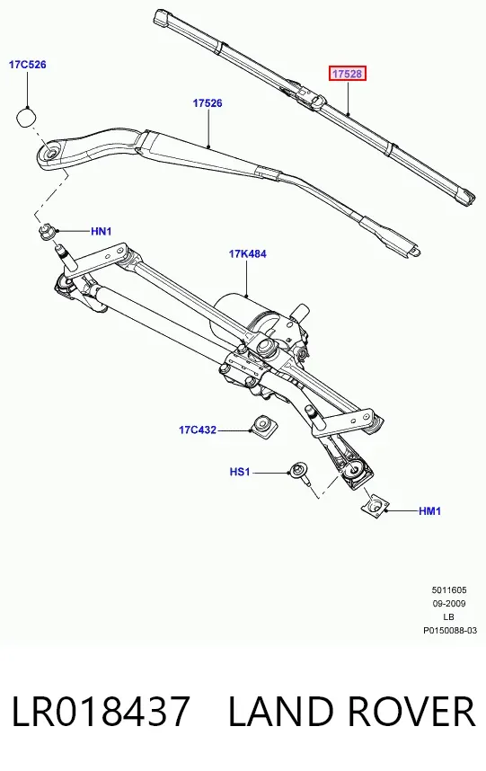  LR018437 Land Rover