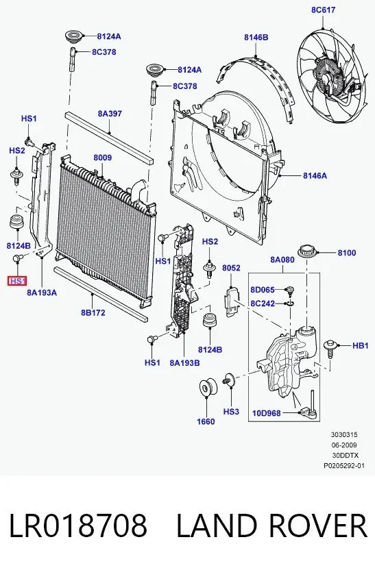  LR018708 Land Rover