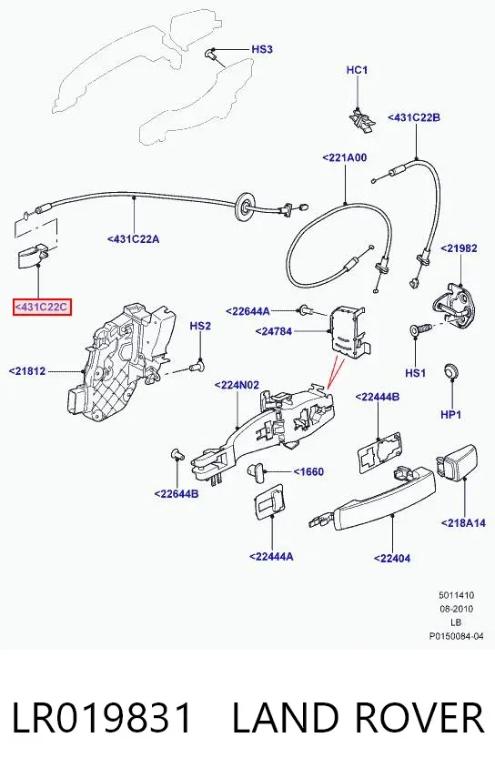  LR019831 Land Rover