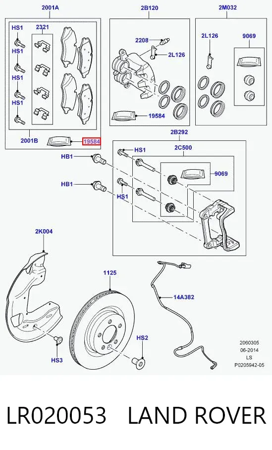  LR020053 Land Rover