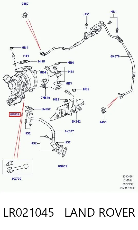 Turbina LR021045 Land Rover