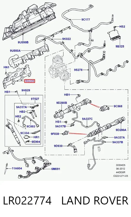  LR022774 Land Rover