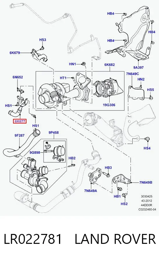 LR022781 Land Rover