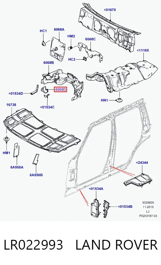  LR022993 Land Rover