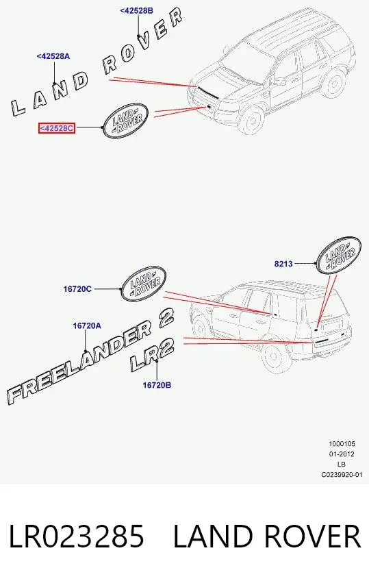  LR023285 Land Rover