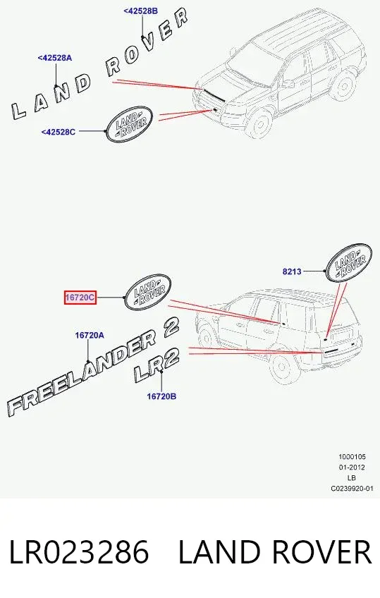  LR023286 Land Rover