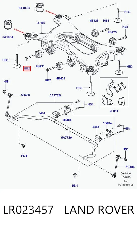 LR023457 Land Rover