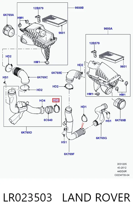  LR023503 Land Rover