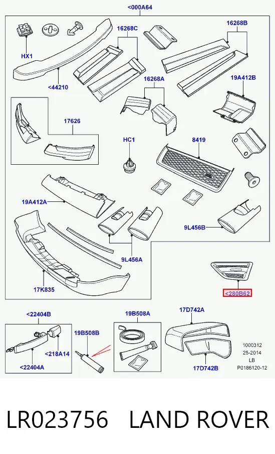  LR023756 Land Rover