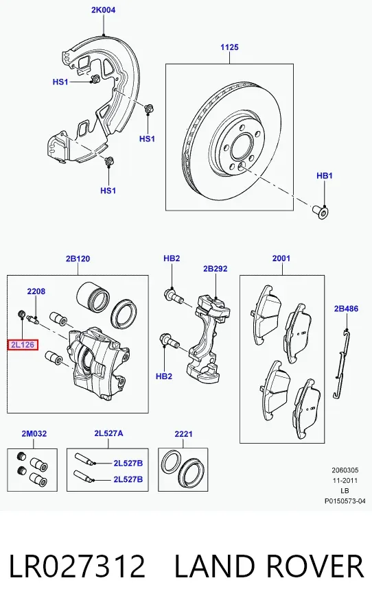  LR027312 Land Rover