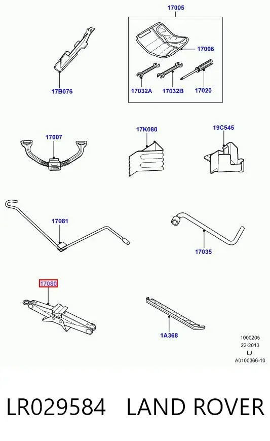Macaco LR029584 Land Rover