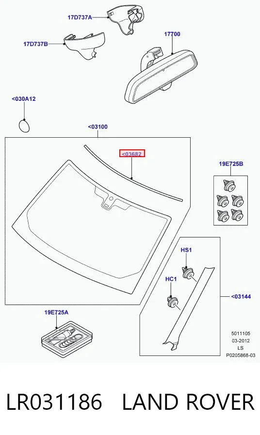  LR031186 Land Rover