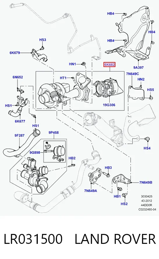 Turbina LR031500 Land Rover