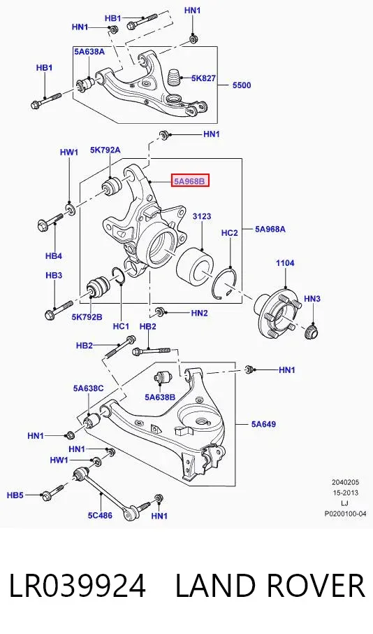  LR039924 Land Rover