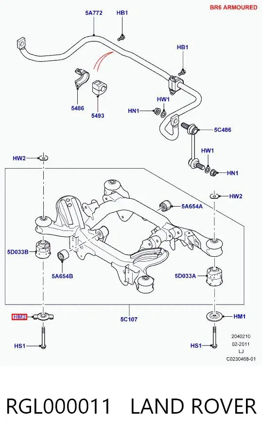  RGL000011 Land Rover