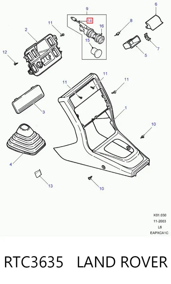  RTC3635 Land Rover