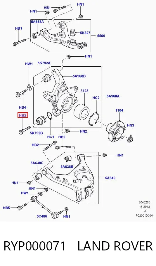  RYP000071 Land Rover