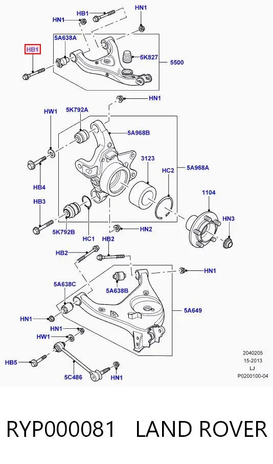  RYP000081 Land Rover