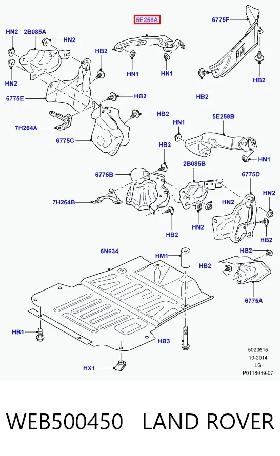  WEB500450 Land Rover