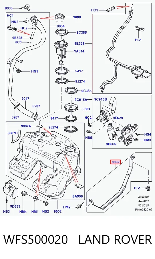  WFS500020 Land Rover