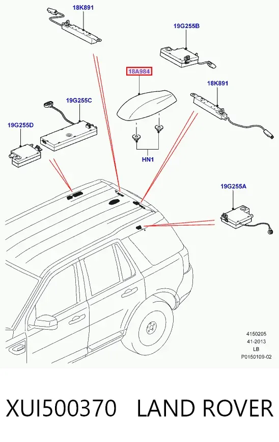 Antena Land Rover Range Rover III