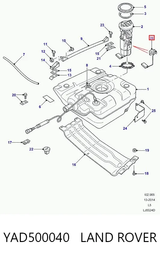  YAD500040 Land Rover
