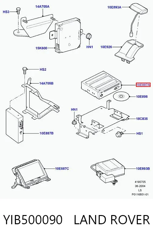  YIB500090 Land Rover