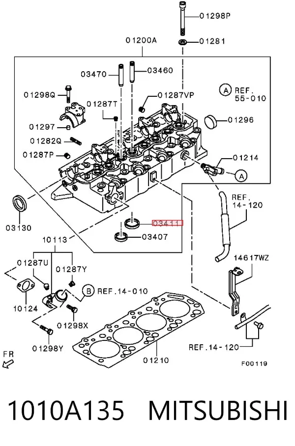  1010A135 Mitsubishi