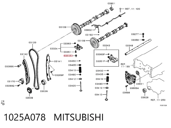  1025A078 Mitsubishi