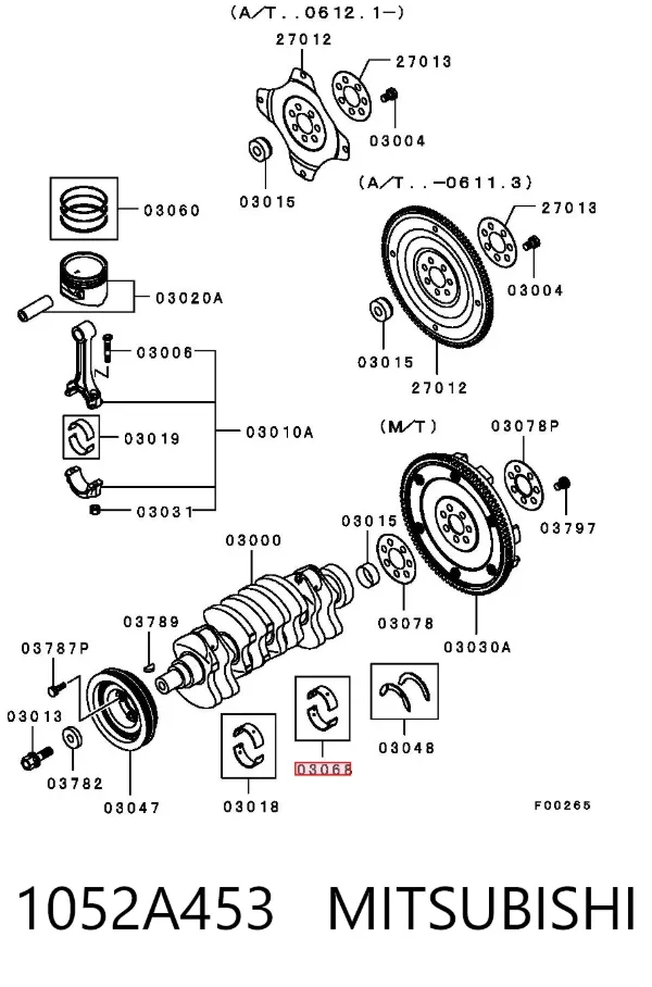  1052A453 Mitsubishi