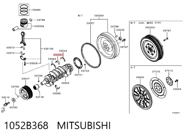  1052B368 Mitsubishi