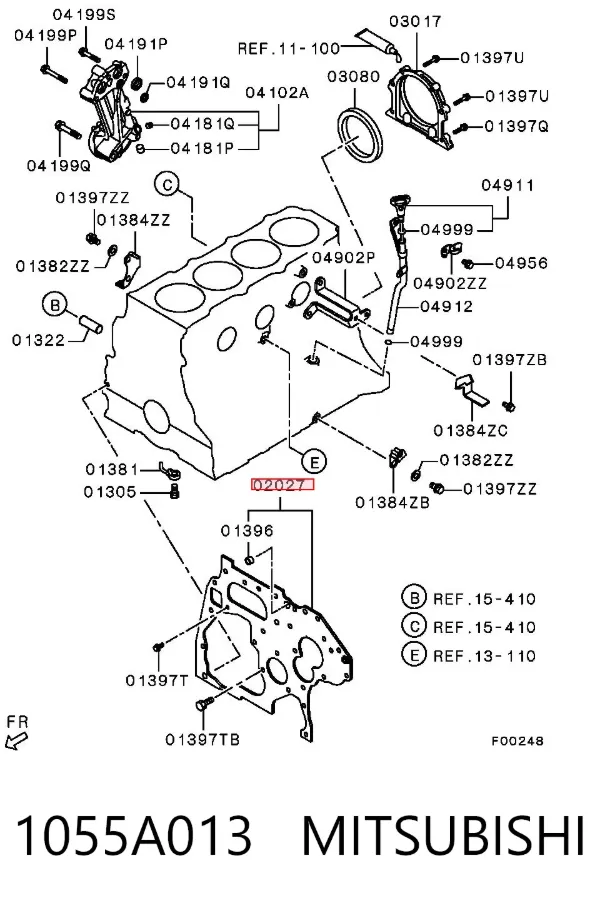  1055A013 Mitsubishi