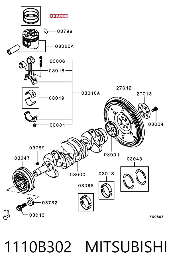  1110B302 Mitsubishi