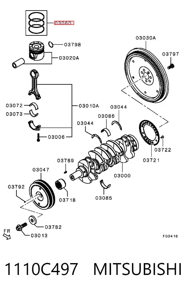  1110C497 Mitsubishi